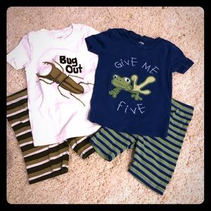 Gymboree boys summer pajamas